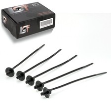 5x Kabelbinder mit Clips